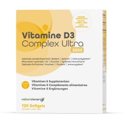 Vitamine d complex ultra 3000 ui 120 caps Natural energy