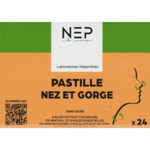 Nep pastilles nez et gorge 24 pces